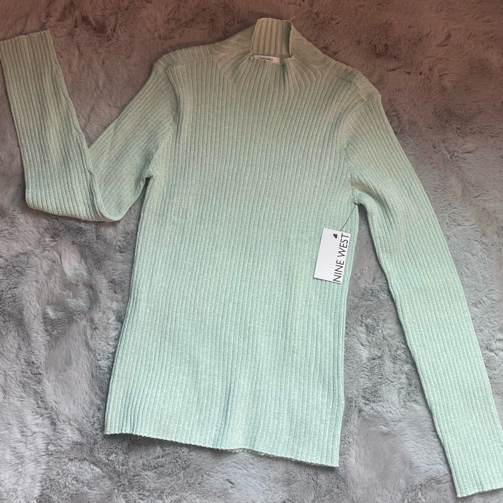 Nine West Women's Mint Green Sweater